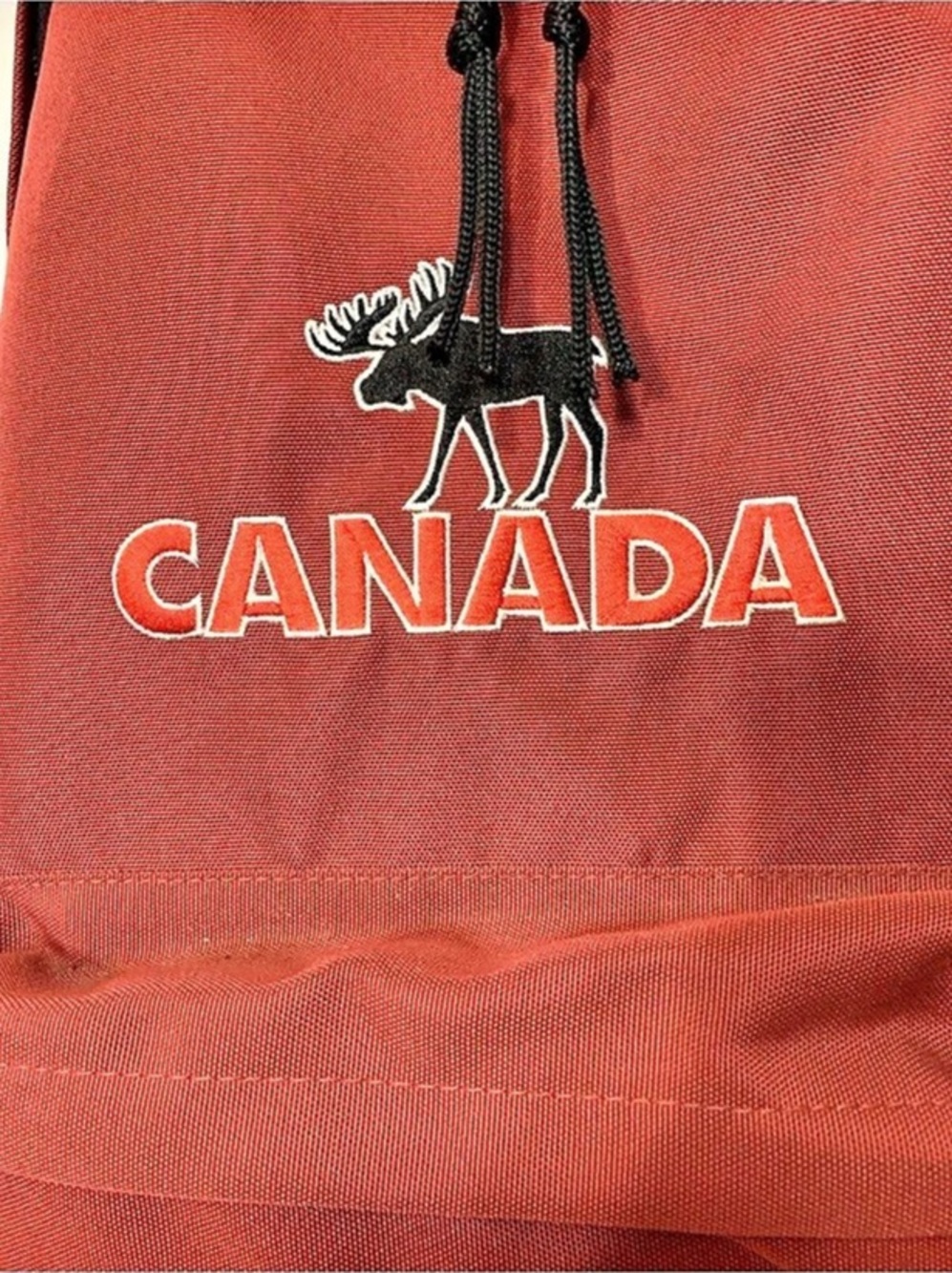Canada Feather-Weight Red Backpack Water Resistant